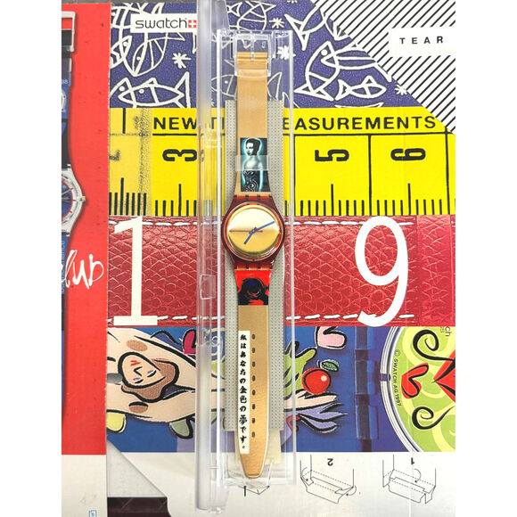 Swatch watch KIMIKO GR123 1995 Standard Gents New Old Stock - Picture 5 of 6